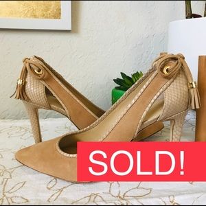 MICHAEL KORS Suede Pointed Heels Size 9